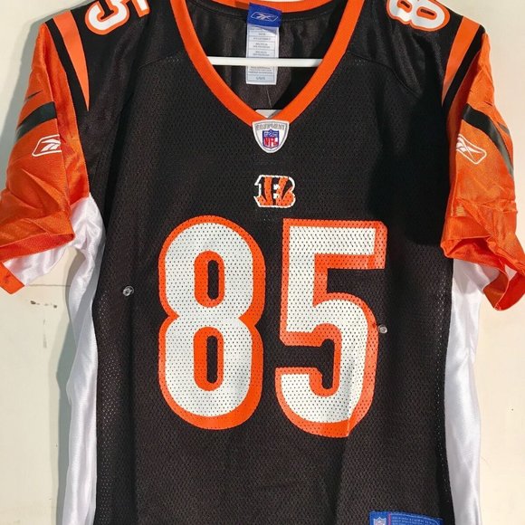 Women's Black and Orange Sports Jersey - Picture 2 of 4
